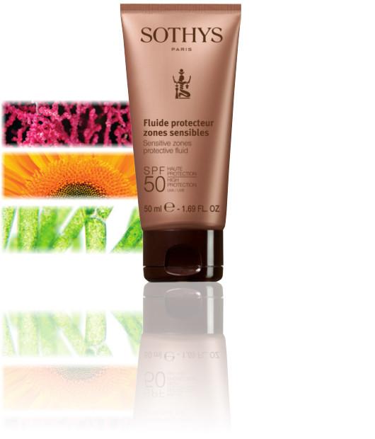 SPF50 Sensitive zones protective fluid